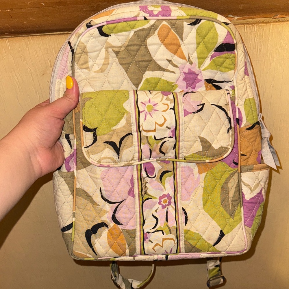Vera Bradley Floral Quilted Backpack